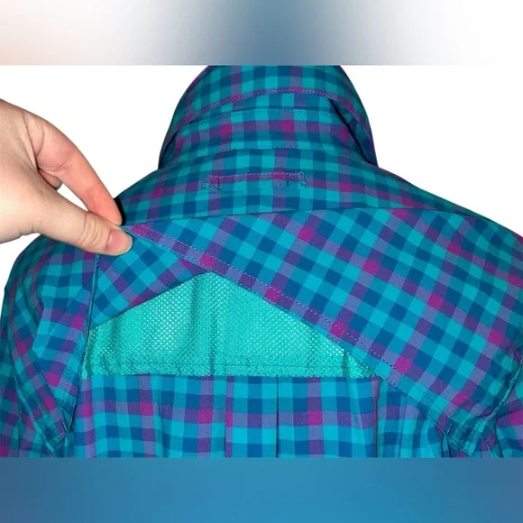 new duluth trading co duluthflex sidewinder size women’s large long sleeve shirt - Picture 6 of 10